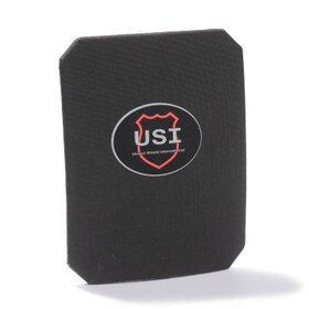 United Shield International Spartan Gen II Special Threat Stand Alone Plate has a flat style and nylon coating